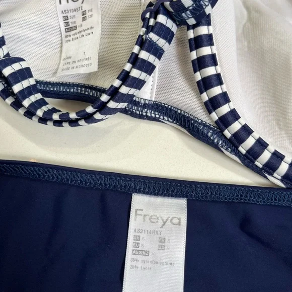 Freya Navy and White Striped Bikini Set - Picture 5 of 8